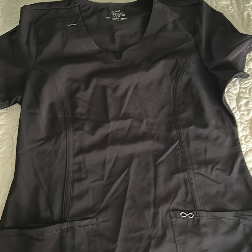 Top-black scrub top size medium